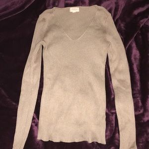 Tan fitted sweater